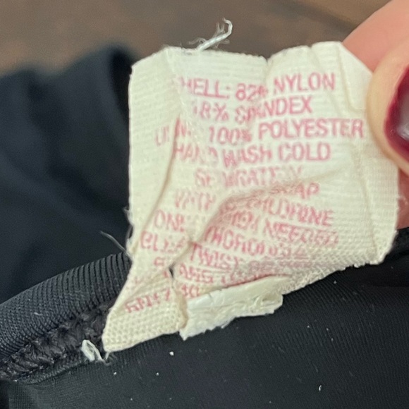 Xhilaration black bathingsuit bikini bottom with frill around - Picture 5 of 5